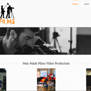 Man Made Films Website image
